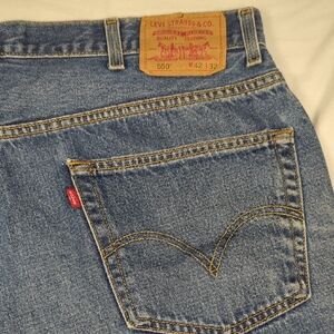 Levi's 505 Y2K Relaxed Fit Made In Canada Medium Wash Mens Jeans Size‎ 42